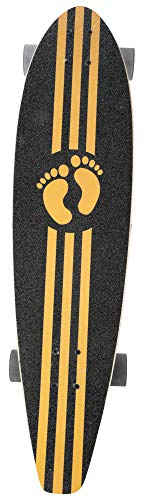Voyager Hang Ten Complete Cruiser, 36 inch Skateboard Longboard, Canadian Maple Deck Skate Board for Cruising, Carving, Freestyling, Downhill, Black Yellow 36   