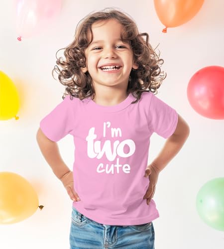 Image of 2nd Birthday Outfits for Toddler Girls im Two Cute Shirt Girl 2 Years Old Second Birthday