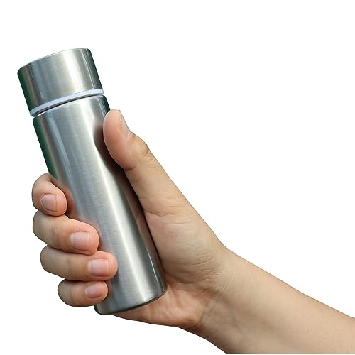 150ml Mini lindo café vacío frascos termo pequeña capacidad portátil de acero inoxidable viaje bebida agua termos (plata)