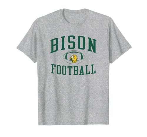 North Dakota State Bison Football Sack Gray T-Shirt