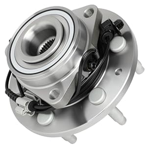 ECCPP 515096 Front Wheel Hub Bearing Assembly for Chevy Avalanche, for Silverado, for Suburban, for Tahoe, for Cadillac Escalade, for GMC Yukon Sierra 1500 4X4 4WD 6 Lug Left Or Right W/ABS