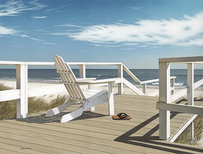 artworkforless com Sun Deck by Daniel Pollera - 26 x 34 inches - Fine Art Print Poster