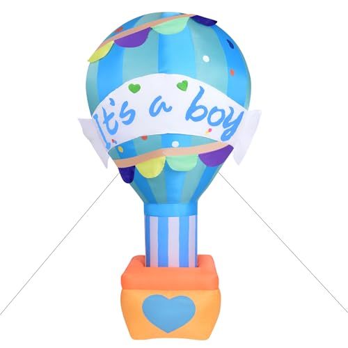 Fraser Hill Farm 10-Ft. It's a Boy Balloon Sign Inflatable Lawn Decoration with Lights, Festive Outdoor Blow Up Decoration for Baby Shower Celebration Party with Blower, Stakes, Ropes, and Storage Bag by Fraser Hill Farm - Image 8