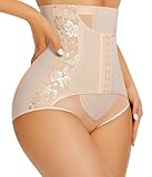 CYDREAM Shapewear Tummy Control Underwear for Women Faja Body Shaper Postpartum High Waisted Slimming Butt Panties Seamless Beige