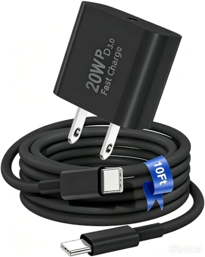 Image of iPhone 17 16 15 Fast Charger Block and 10ft Type C to C Cable Cord Long, 20W USB C Charging Plug for Apple iPhone 17 Pro Max /17 Air /16 Pro Max /16 /15 Pro /15 Plus /iPad Mini,Wall Power Adapter Cube Brick
