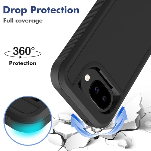 Protection Google Pixel 10a noire mate double couche renforcée - 2