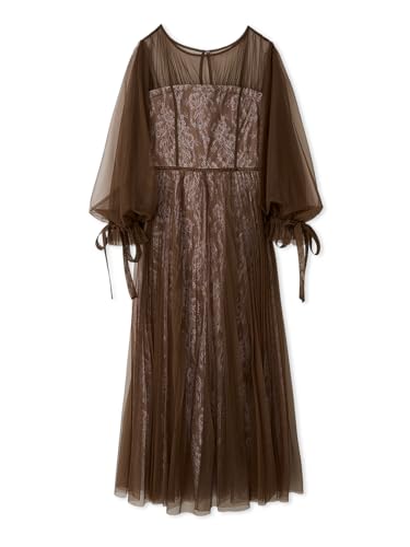 [フレイ アイディー] ラメフラワーチュールレイヤードレス FWFO254504 レディース BRW 1