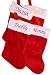 Treefrogg Apparel Set of 4 ~ Personalized Embroidered Christmas Stockings ~ Classic