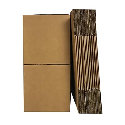 Amazon Basics Cardboard Moving Boxes for Packing and Shipping, Small Size, 16 x 10 x 10, Brown, 15-Pack