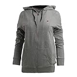 Damen FILA Damen, Rahel Hoody Hellgrau, Dunkelblau, M Oberbekleidung, M