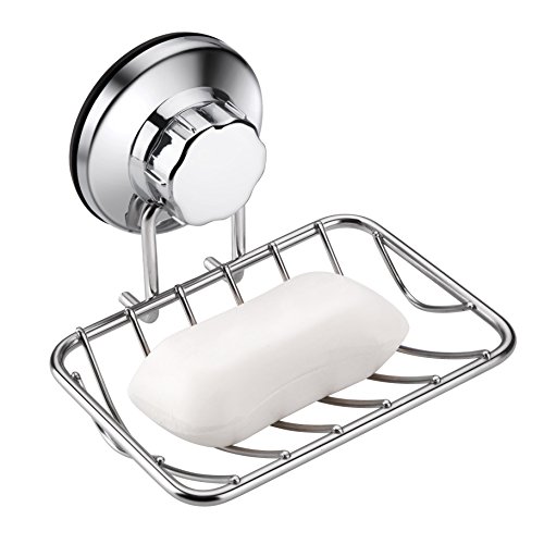 iPEGTOP Rotate Lock Vacuum Suction Cups for Bath Shelf Shower Caddies, Two Suction Cup
