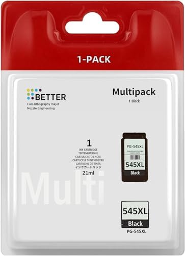 PIXMA MG3051 Cartuccia Rigenerata Stampanti Canon PG-545 XL Nero - Foto 6