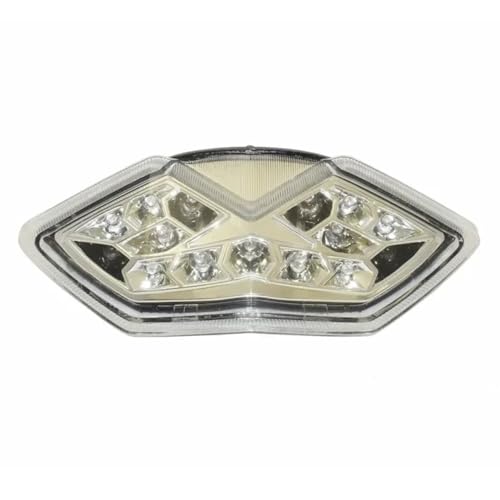 Luz trasera integrada LED con óptica ahumada y señales de giro para KLE650 2010-2024