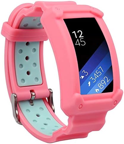 wonlex Band for Samsung Gear Fit2 / Fit2 Pro, Silicone Replacement Watch Bands Strap Compatible with Galaxy Gear Fit2 SM-R360 & Fit 2 Pro for Women & Men