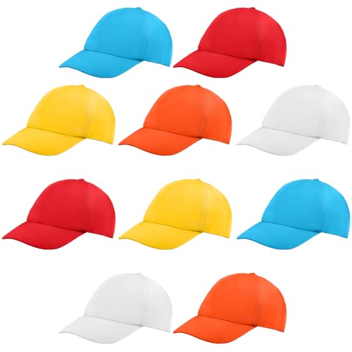 Casquettes de baseball enfants pour peinture et ateliers créatifs en plein air