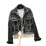 Design:Frauen Casual Jeansjacke, Frauen Mode Jacke, Frauen Klassische Jeansjacke, Vintage Frauen Jeansjacke, Frauen Distressed Jeansjacke, Frauen Mode Oversized Jeansjacke, Frauen Herbst Jacke, Frauen Jeansjacke, Frauen Sport Jacke