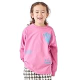 [ever closet] 長袖 Tシャツ キッズ 子供 女の子 男の子 プリント ロンティー [ ピンクF 140 ] 綿 トップス 春服 夏服 通園 通学 子供服 キッズ服 エバークローゼット