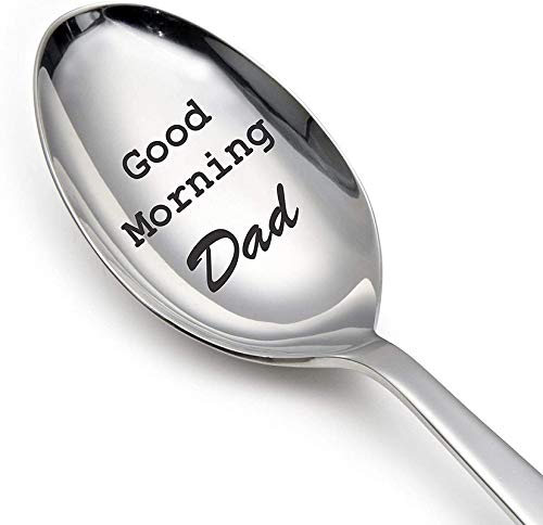 Father Gift Spoon (Good morning dad Spoon-dad gifts-dad gifts from daughter-dad gifts from son-dad gifts for christmas-father gifts)