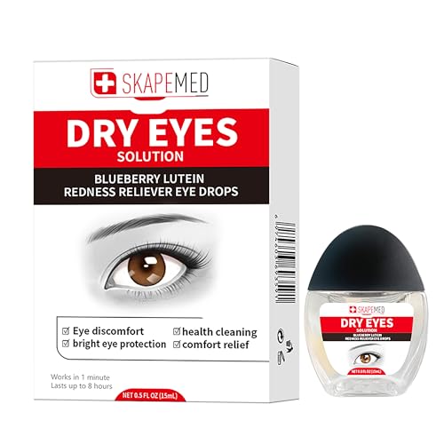 15ml Gotas para Ojos - Alivian Sequedad, Picor y Ardor - Compatibles con Lentes de Contacto, Hidratación Instantánea