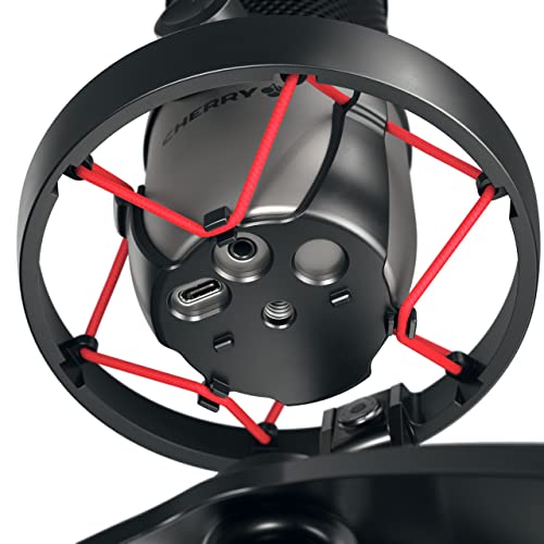 Cherry Um Series 3.0, 6.0 And 9.0 Pro Rgb Usb Microphone For Pc, Mac, Gaming, Recording, Streaming, Podcasting, Studio And Computer Condenser. (Um 6.0 Silver) #TOP3