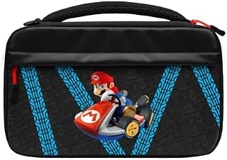 PDP Gaming Officially Licensed Switch Console Case - 1-UP Glow-in-the-dark - Works with Switch OLED & Lite