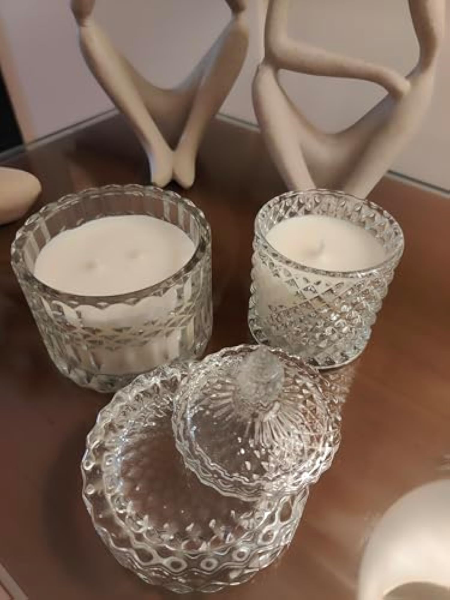 Bumbleberry Crystal Glass Jar Scented Candle Combo Set