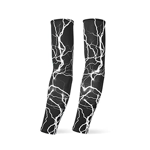 MHUI Manches De Bras De Refroidissement Manches Longues pour Hommes Et Femmes Protection Solaire Manches De Bras Tous Les Sports Et Activités De Plein Air,I,XXL Cover