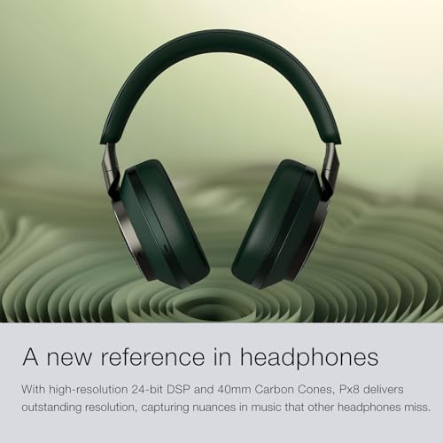 Bowers & Wilkins Px8 Over-Ear Wireless Headphones, Advanced Active Noise Cancellation, Luxurious Materials, 30-Hour Battery Life, 15-Min Quick Charging, Black by Bowers & Wilkins - Image 2