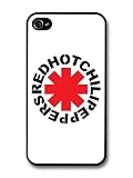 Red Hot Chili Peppers Rock Band RHCP Red Logo custodia per iPhone 4 4S