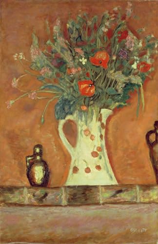 Affiche Graffiti Art Mural Fleurs Pierre Bonnard Décoration Maison 60x90cm