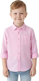 5J Style Boys Solid Full Sleeve Casual Shirt | Cotton Blend | Regular Fit | Button-Down Shirt for Kids Price In India