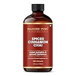 MAJESTIC PURE Spiced Cinnamon Chai Premium Oil | 100% Pure & Natural | Cinnamon, Clove, Pumpkin Oil Used in Diffusers, DIY, Self Care | 4 Fl Oz