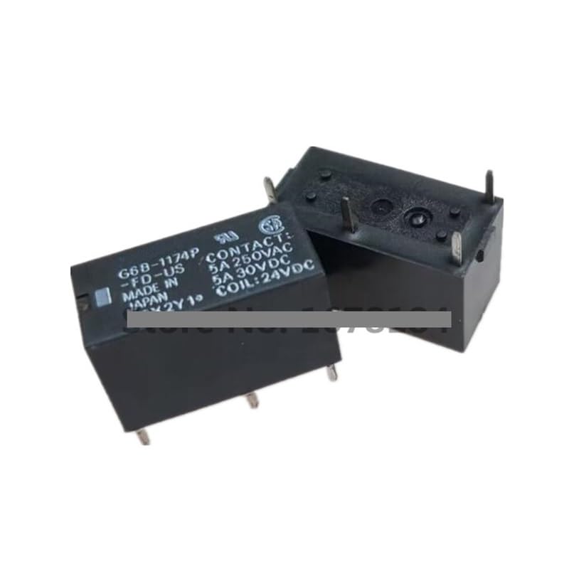 Relay G6B-1174P 24V conmutador de 5 pines para automatización industrial