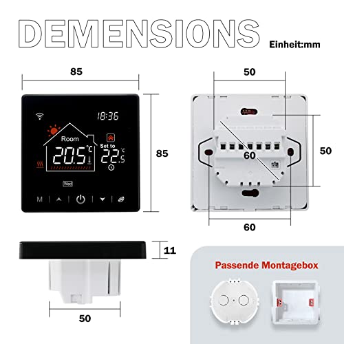 WLAN Raumthermostat Beok Controls – Digitales Heizungssteuerungssystem