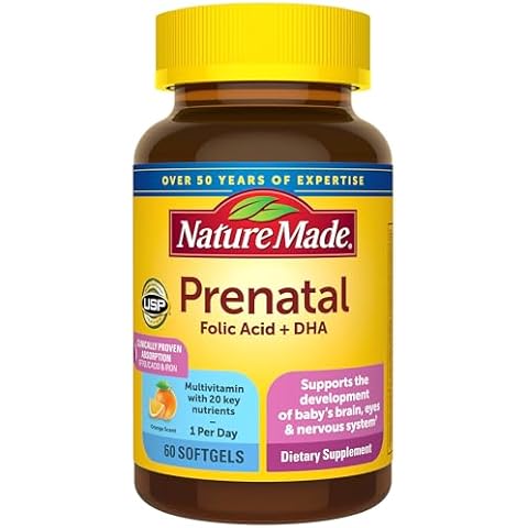 Nature Made Prenatal Multivitamin with DHA and Folic Acid Cover