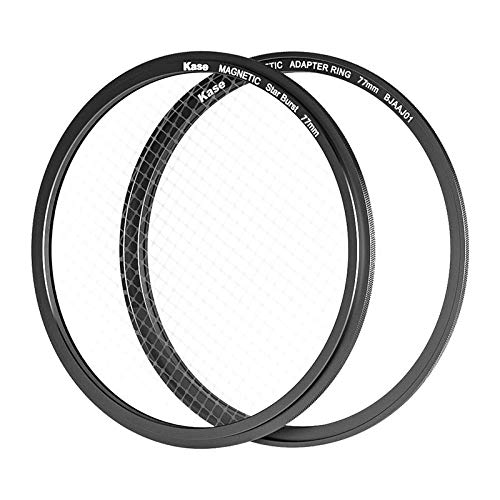Kase Wolverine 77mm Star Burst 4 Point Filter Magnetic Shockproof Tempered Optical Glass Filter Incl Adapter 77