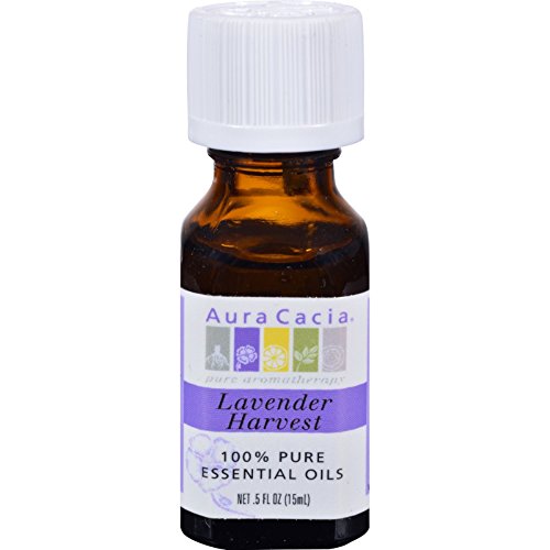 Aceite Esencial Puro de Lavanda Aura Cacia 0.5 Onzas miniatura 1