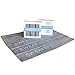 Premium Microfiber Grey Gym Towel Set (3 Pack) - Quick Dry, Absorbent Workout Towels for Men and Women - Super Plush & Gentle on Skin & Sweat