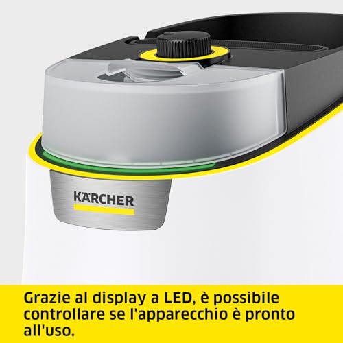 KäRcher Pulitore A Vapore Sc 4 Deluxe, 4 Bar, Area Di Lavoro: 130 M², Serbatoio: 0,5 L + 1,3 L, Include Kit Per La Pulizia Dei Pavimenti Easyfix E Ugelli - 4