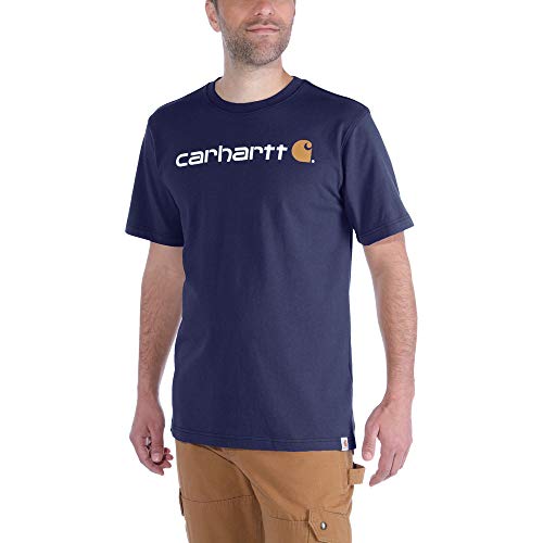 Carhartt Core Logo T-Shirt S/S - T-Shirt, Navy 412, L – Ansicht 1