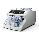 Safescan 2210 Contabanconote con verifica banconote a 2 punti, per banconote ordinate e per tutte le valute