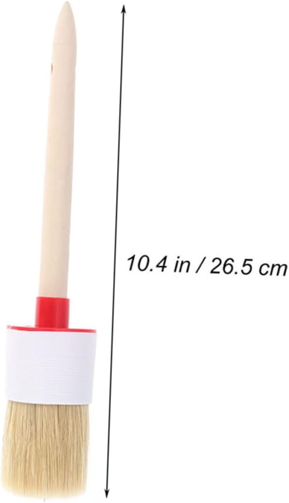 Bristle Brush Set BBQ Cleaning Brush Wooden Handle for Boys and Girls Artists Random