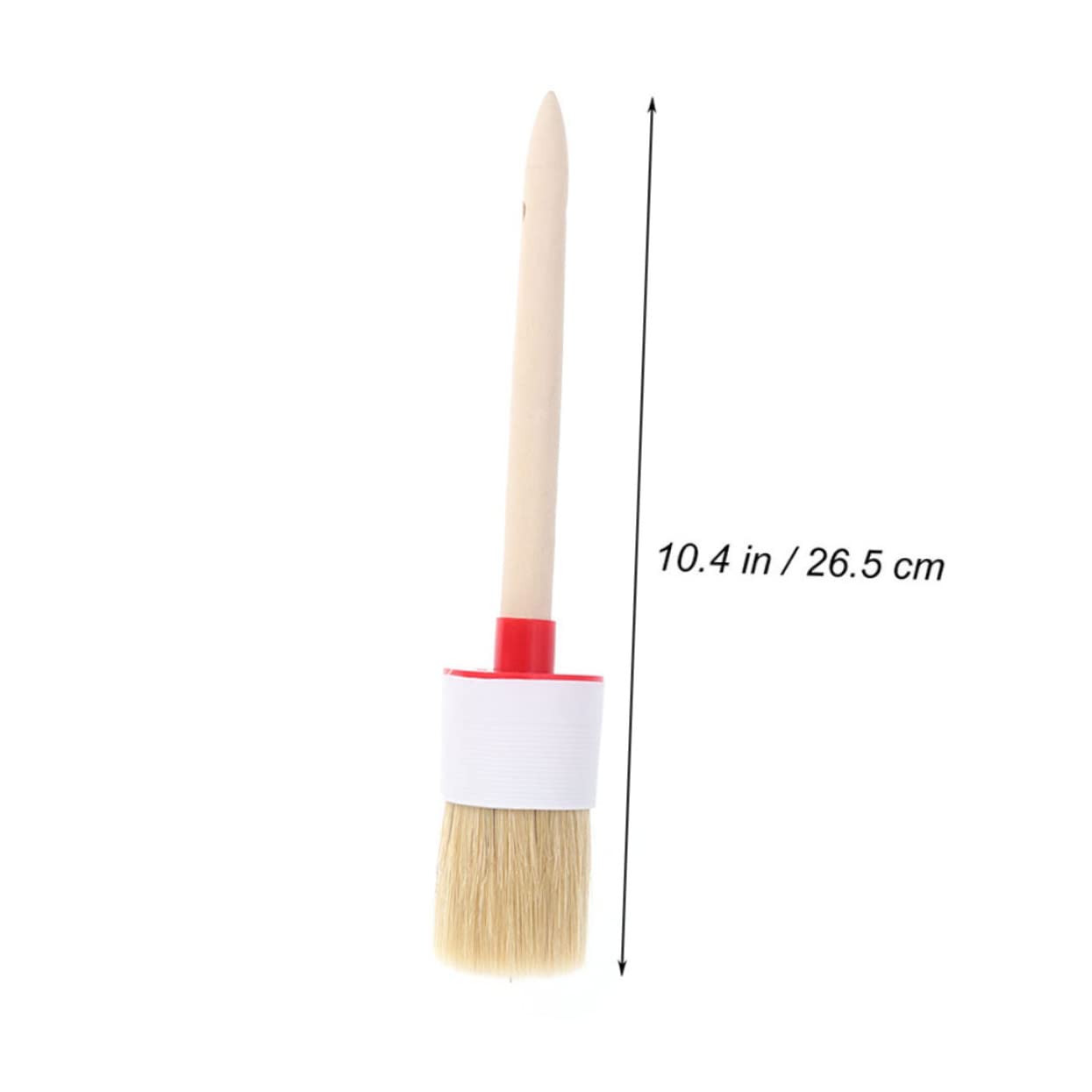 BCOATH Bristle Brush Set BBQ Cleaning Brush Wooden Handle for Boys and Girls Artists Random