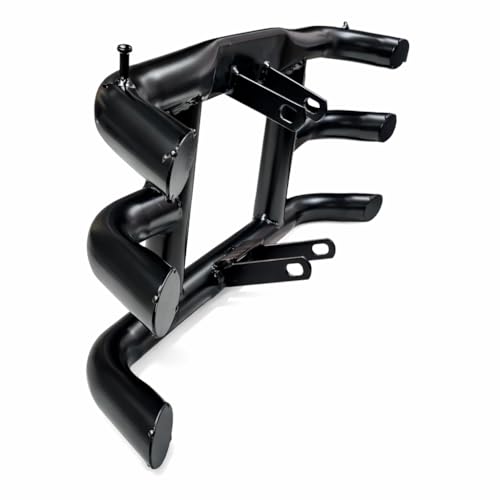 Image of Heavy Duty 3 Rod Leg Guard Compatible with Honda SP 125 | Crash Guard with Premium Black Powder Coating | Strong Mild Steel Body | Bike Safety Guard