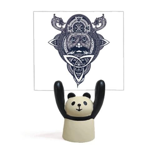 Support pour mémo dragon chinois pince notes panda décoration bureau originale