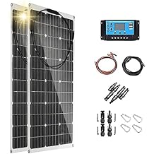 1Pcs300W Solar Panel Kit, 600W1200W Monocrystalline Solar Battery Charger with 40A Controller for Home, RV, Caravan, Boat,600W