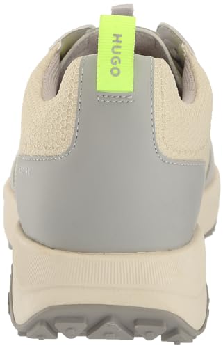 Image of HUGO Mens Running Style Mix Material Sneakers