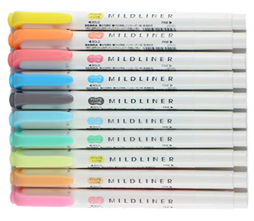 Zebra MILDLINER WKT7-5C (5-Color Set) /WKT7-N-5C (5-Color Set) 2pack with MIYABI stationery store original gift package[5C/N5C] - Thumbnail 2