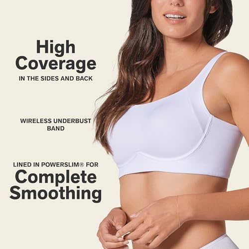 Leonisa Everyday Wireless Bras for Women, Light Support Bra, Comfortable Back Smoothing Design