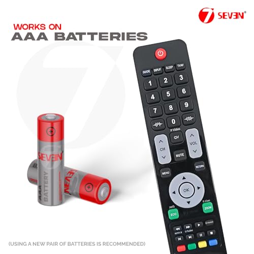 Image of 7SEVEN Compatible for Sansui Tv Remote Suitable for Any LCD LED Smart Android 4K Sansui Television Remote Control - Universal Remote for Sansui tv with OTT Hotkeys
